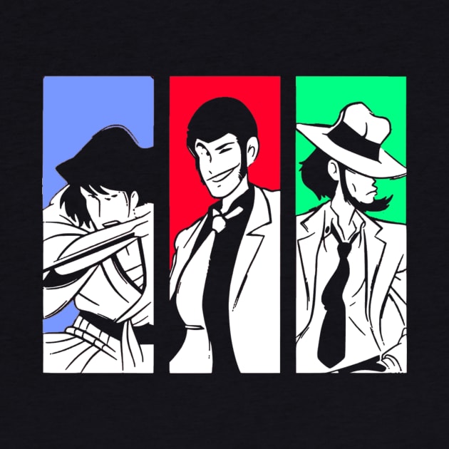 Lupin the 3rd Jigen and Goemon by OtakuPapercraft